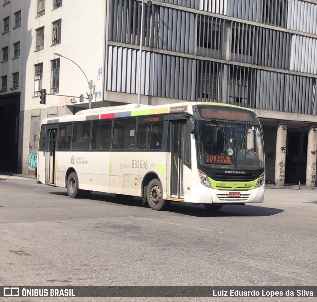 Viação Pavunense B32636 na cidade de Rio de Janeiro, Rio de Janeiro, Brasil, por Luiz Eduardo Lopes da Silva. Número da foto: #10015889.