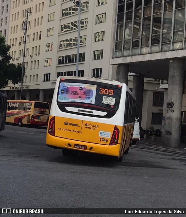 Real Auto Ônibus A41448 na cidade de Rio de Janeiro, Rio de Janeiro, Brasil, por Luiz Eduardo Lopes da Silva. ID da foto: 10015950.