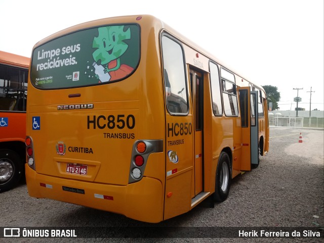 Auto Viação Redentor HC850 na cidade de Curitiba, Paraná, Brasil, por Herik Ferreira da Silva. ID da foto: 10014613.