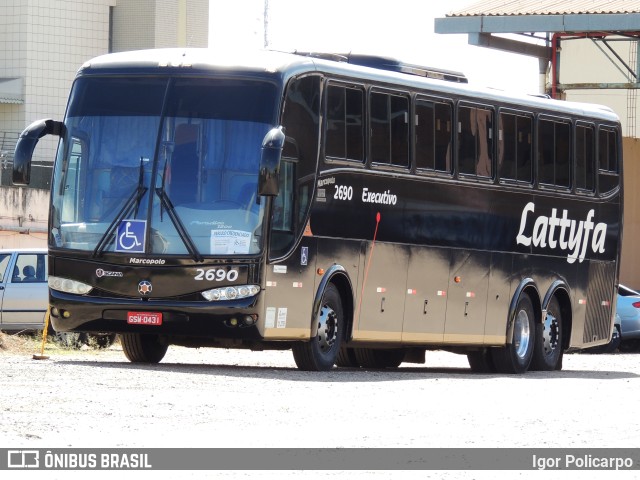 Lattyfa Turismo 2690 na cidade de Divinópolis, Minas Gerais, Brasil, por Igor Policarpo. Número da foto: #10015541.