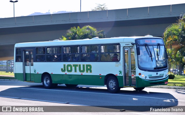 Jotur - Auto Ônibus e Turismo Josefense 1264 na cidade de Florianópolis, Santa Catarina, Brasil, por Francisco Ivano. Número da foto: #10018161.