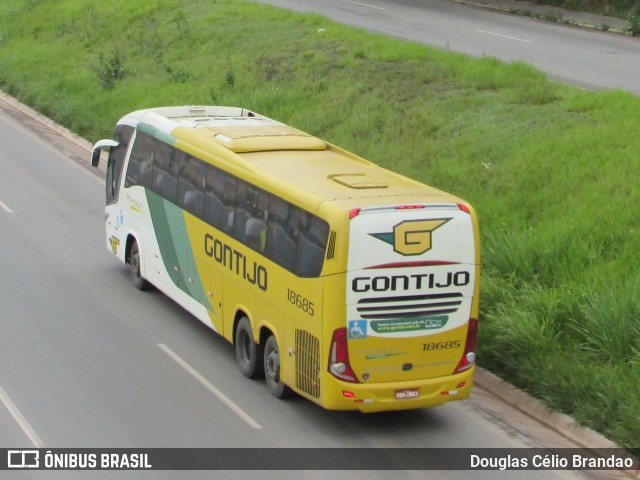 Empresa Gontijo de Transportes 18685 na cidade de Belo Horizonte, Minas Gerais, Brasil, por Douglas Célio Brandao. Número da foto: #10019696.