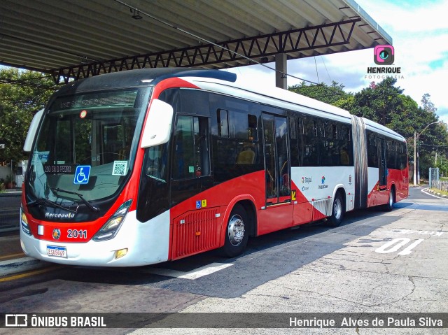 Itajaí Transportes Coletivos 2011 na cidade de Campinas, São Paulo, Brasil, por Henrique Alves de Paula Silva. ID da foto: 10019734.