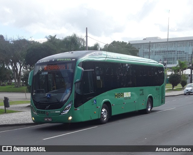 Transporte Coletivo Glória BB308 na cidade de Curitiba, Paraná, Brasil, por Amauri Caetano. ID da foto: 10017110.