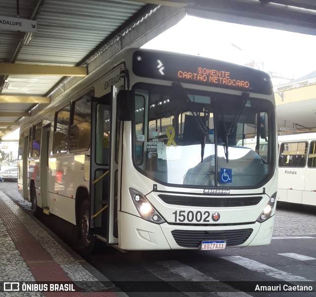 Leblon Transporte de Passageiros 15002 na cidade de Curitiba, Paraná, Brasil, por Amauri Caetano. Número da foto: #10019528.