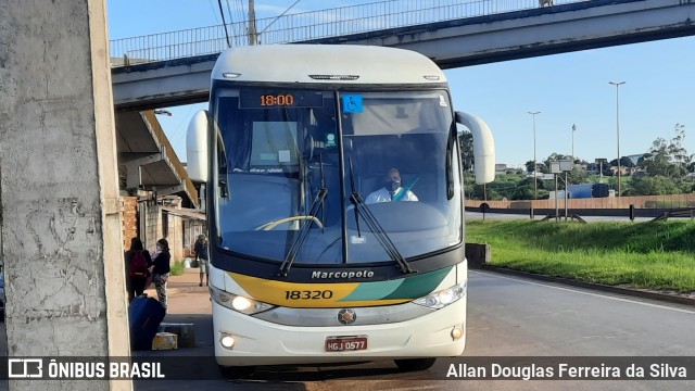 Empresa Gontijo de Transportes 18320 na cidade de Contagem, Minas Gerais, Brasil, por Allan Douglas Ferreira da Silva. ID da foto: 10018362.