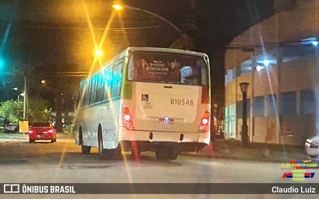 Viação Penha Rio B10548 na cidade de Rio de Janeiro, Rio de Janeiro, Brasil, por Claudio Luiz. Número da foto: #10019800.