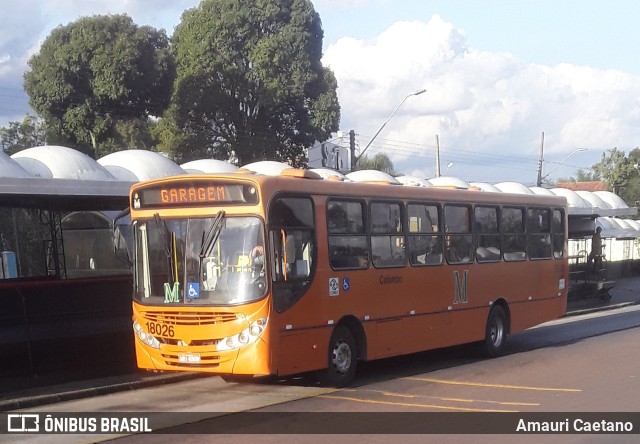 Viação Santo Ângelo 18026 na cidade de Curitiba, Paraná, Brasil, por Amauri Caetano. Número da foto: #10019524.