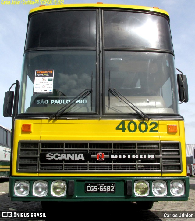 Expresso Brasileiro 4002 na cidade de Curitiba, Paraná, Brasil, por Carlos Júnior. Número da foto: #10017087.