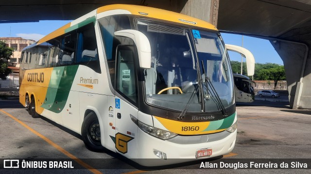 Empresa Gontijo de Transportes 18160 na cidade de Belo Horizonte, Minas Gerais, Brasil, por Allan Douglas Ferreira da Silva. Número da foto: #10018475.