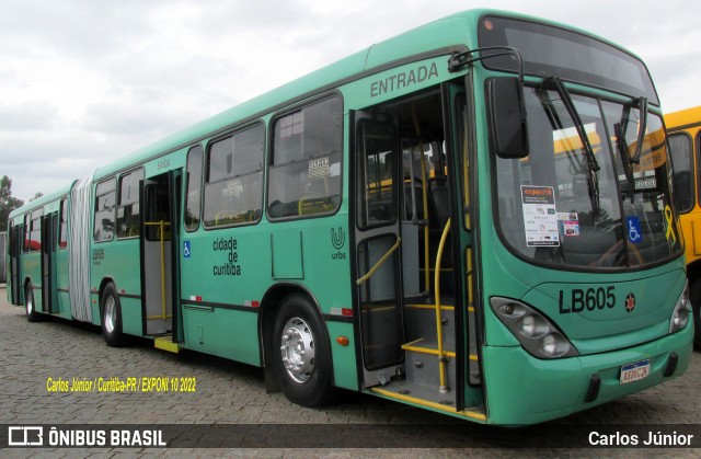 Araucária Transportes Coletivos LB605 na cidade de Curitiba, Paraná, Brasil, por Carlos Júnior. ID da foto: 10018478.