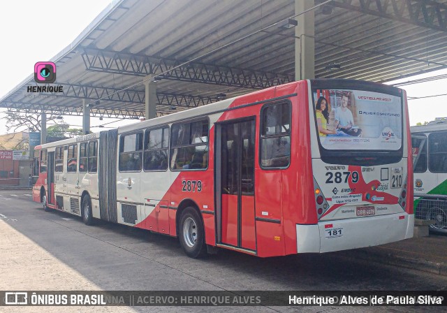Itajaí Transportes Coletivos 2879 na cidade de Campinas, São Paulo, Brasil, por Henrique Alves de Paula Silva. Número da foto: #10019449.