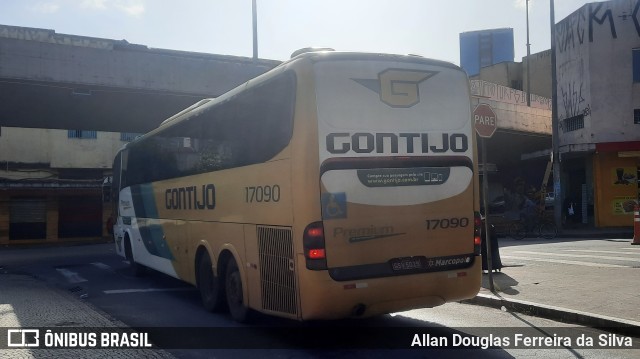 Empresa Gontijo de Transportes 17090 na cidade de Belo Horizonte, Minas Gerais, Brasil, por Allan Douglas Ferreira da Silva. ID da foto: 10018496.