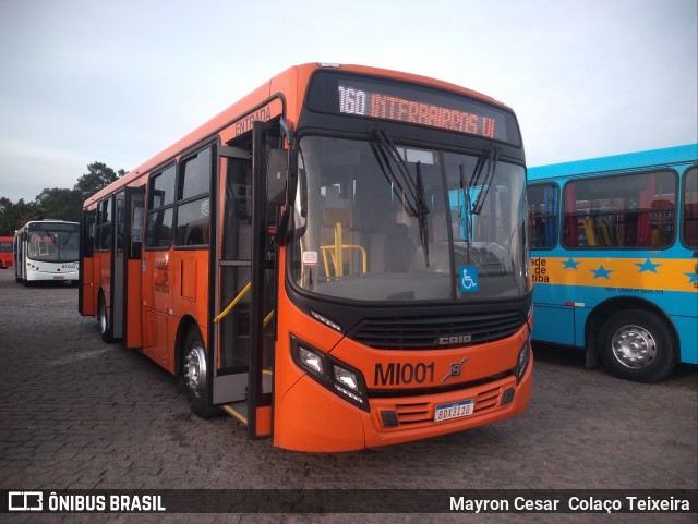 Auto Viação Mercês MI001 na cidade de Curitiba, Paraná, Brasil, por Mayron Cesar  Colaço Teixeira. ID da foto: 10018577.