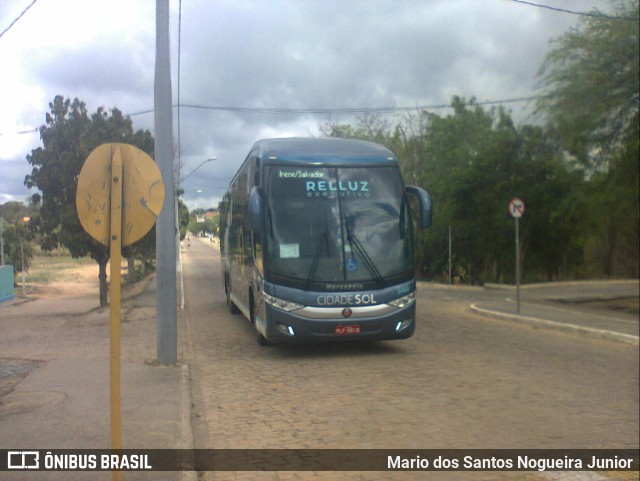 Viação Cidade Sol 8460 na cidade de Piritiba, Bahia, Brasil, por Mario dos Santos Nogueira Junior. Número da foto: #10020178.