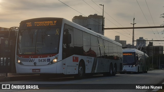 Next Mobilidade - ABC Sistema de Transporte 5436 na cidade de São Bernardo do Campo, São Paulo, Brasil, por Nicølas Nunes. ID da foto: 10020354.