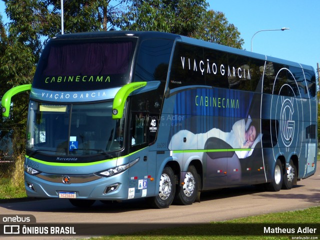 Viação Garcia 86095 na cidade de Curitiba, Paraná, Brasil, por Matheus Adler. Número da foto: #10022297.