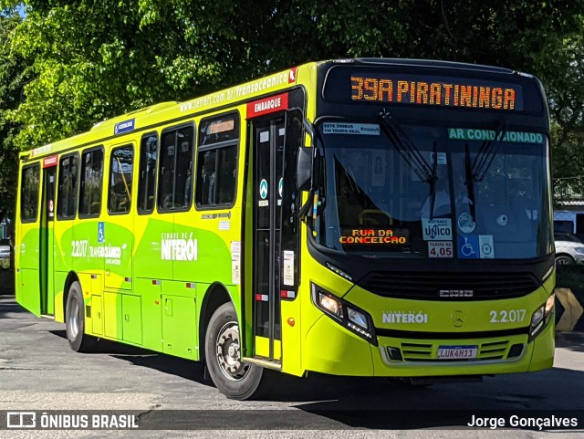 Santo Antônio Transportes Niterói 2.2.017 na cidade de Niterói, Rio de Janeiro, Brasil, por Jorge Gonçalves. Número da foto: #10020185.