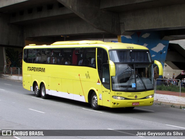 Viação Itapemirim 8929 na cidade de São Paulo, São Paulo, Brasil, por José Geyvson da Silva. ID da foto: 10022558.