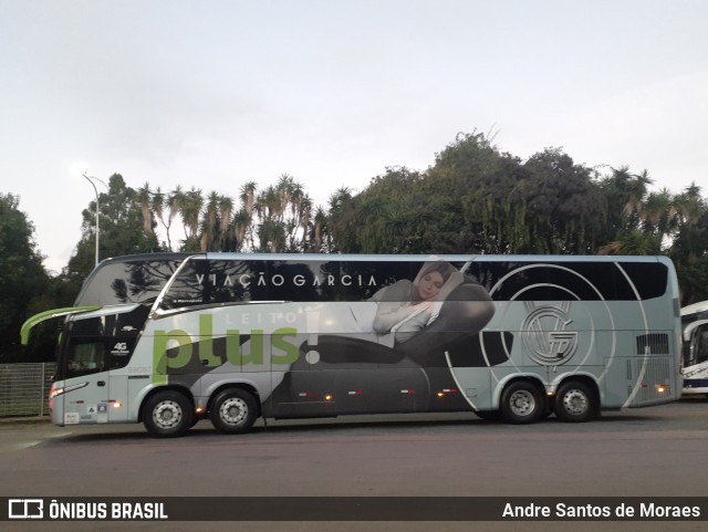 Viação Garcia 88087 na cidade de Curitiba, Paraná, Brasil, por Andre Santos de Moraes. Número da foto: #10021199.