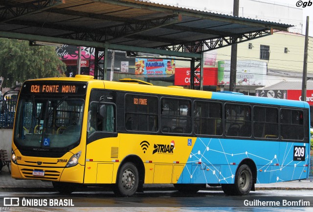 Francovig Transportes Coletivos 209 na cidade de Araucária, Paraná, Brasil, por Guilherme Bomfim. ID da foto: 10021594.