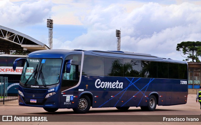 Viação Cometa 721919 na cidade de Curitiba, Paraná, Brasil, por Francisco Ivano. Número da foto: #10021024.