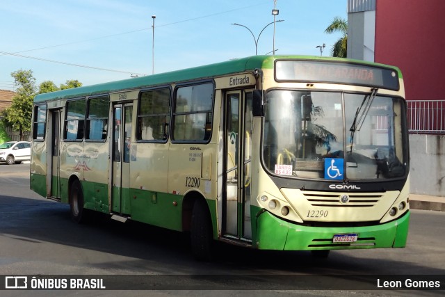 União Transportes 12290 na cidade de Várzea Grande, Mato Grosso, Brasil, por Leon Gomes. ID da foto: 10020171.