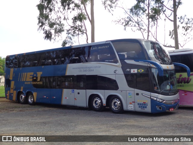 EBT - Expresso Biagini Transportes 1955 na cidade de Roseira, São Paulo, Brasil, por Luiz Otavio Matheus da Silva. ID da foto: 10021340.