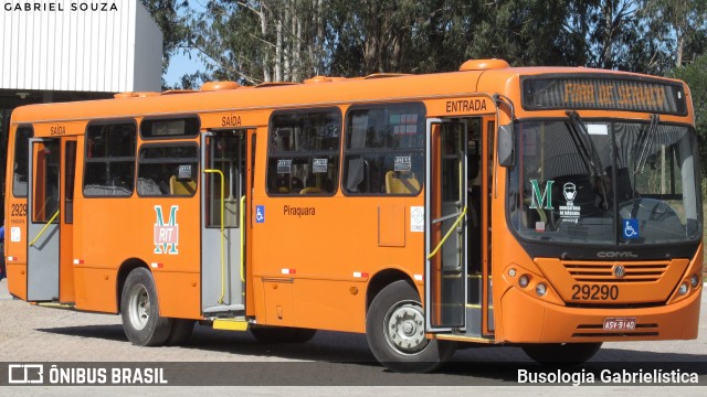 Viação Piraquara 29290 na cidade de Piraquara, Paraná, Brasil, por Busologia Gabrielística. Número da foto: #10022131.