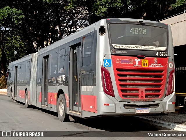 Express Transportes Urbanos Ltda 4 8708 na cidade de São Paulo, São Paulo, Brasil, por Valnei Conceição. Número da foto: #10020282.