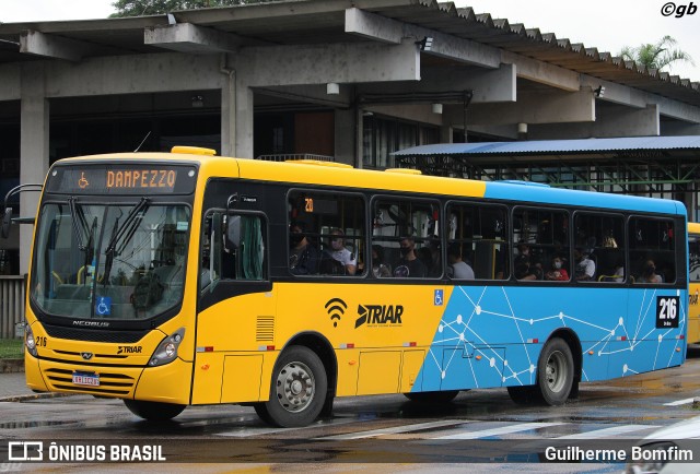 Francovig Transportes Coletivos 216 na cidade de Araucária, Paraná, Brasil, por Guilherme Bomfim. ID da foto: 10021638.