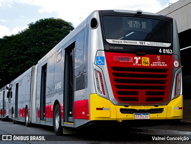 Express Transportes Urbanos Ltda 4 8163 na cidade de São Paulo, São Paulo, Brasil, por Valnei Conceição. Número da foto: #10020290.