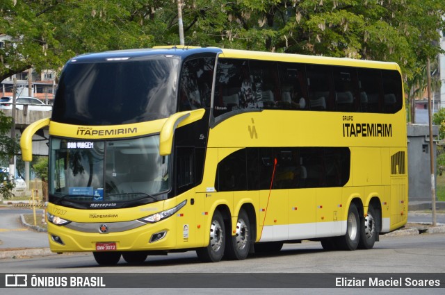 Viação Itapemirim 17037 na cidade de Vitória, Espírito Santo, Brasil, por Eliziar Maciel Soares. ID da foto: 10022659.