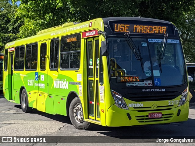 Santo Antônio Transportes Niterói 2.2.117 na cidade de Niterói, Rio de Janeiro, Brasil, por Jorge Gonçalves. Número da foto: #10020184.