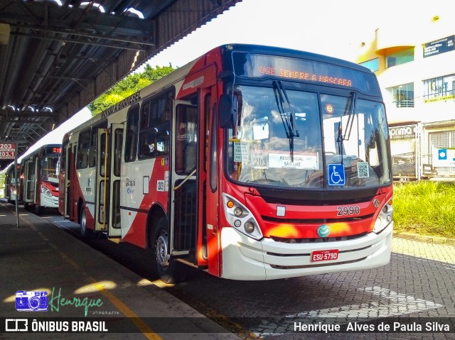 Itajaí Transportes Coletivos 2990 na cidade de Campinas, São Paulo, Brasil, por Henrique Alves de Paula Silva. Número da foto: #10019824.