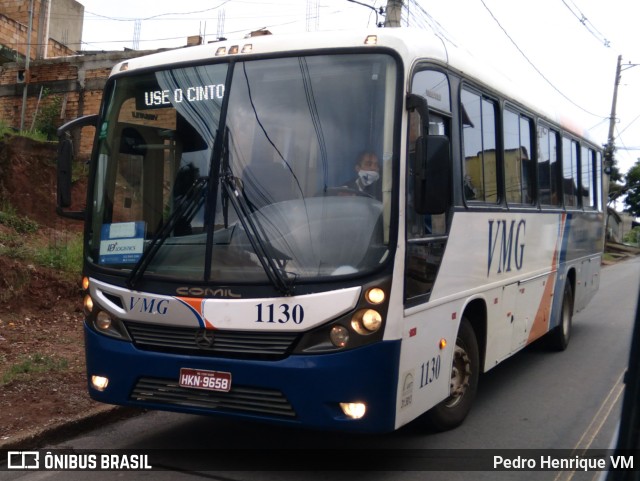 VMG - Viação Minas Gerais 1130 na cidade de Ibirité, Minas Gerais, Brasil, por Pedro Henrique VM. Número da foto: #10023129.