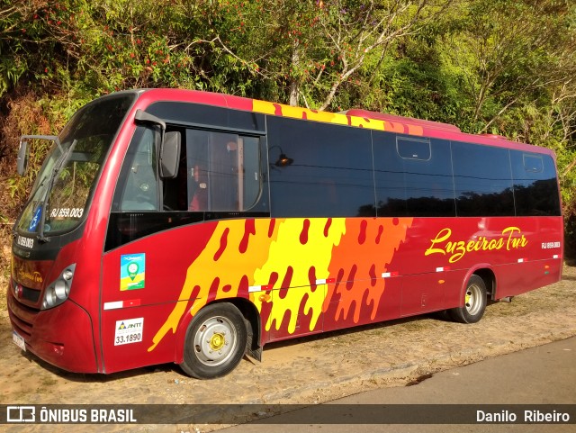 Luzeiros Tur RJ 859.003 na cidade de Valença, Rio de Janeiro, Brasil, por Danilo  Ribeiro. ID da foto: 10023131.