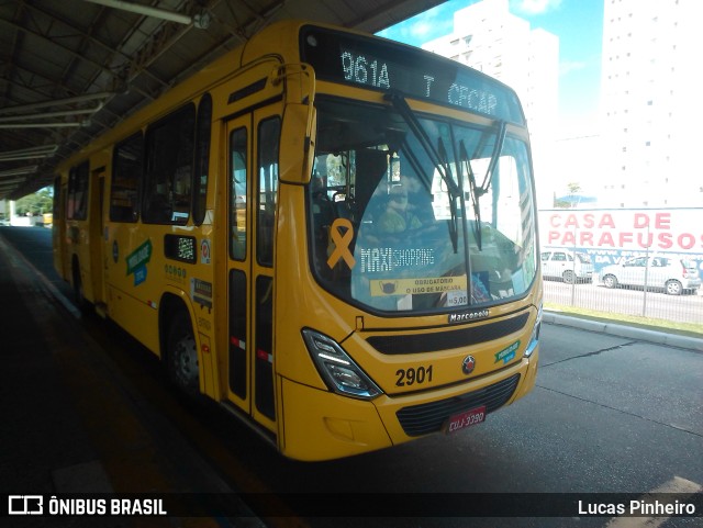 Viação Jundiaiense 2901 na cidade de Jundiaí, São Paulo, Brasil, por Lucas Pinheiro. ID da foto: 10025865.