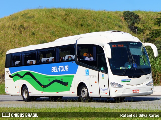 Bel-Tour Transportes e Turismo 392 na cidade de Petrópolis, Rio de Janeiro, Brasil, por Rafael da Silva Xarão. ID da foto: 10025711.