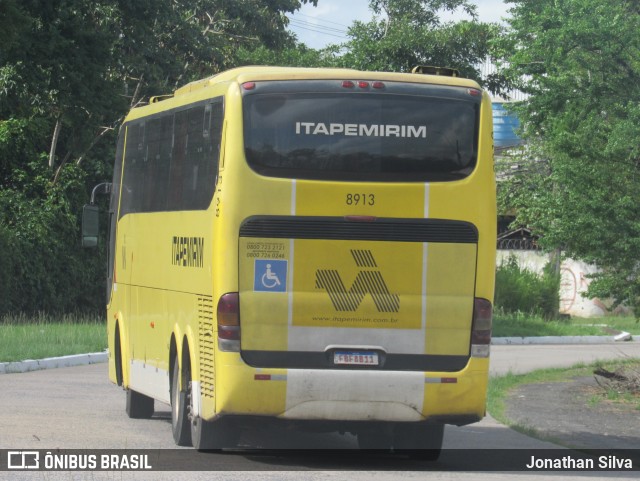 Viação Itapemirim 8913 na cidade de Recife, Pernambuco, Brasil, por Jonathan Silva. ID da foto: 10022883.