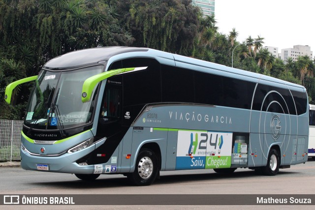 Viação Garcia 82078 na cidade de Curitiba, Paraná, Brasil, por Matheus Souza. Número da foto: #10025712.
