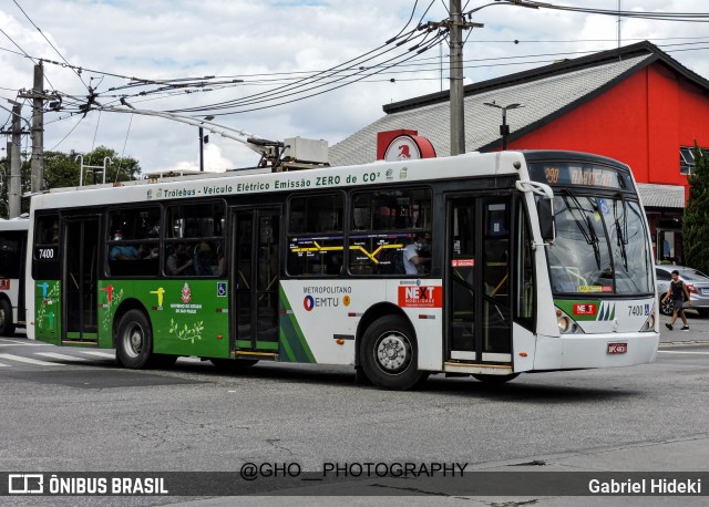 Next Mobilidade - ABC Sistema de Transporte 7400 na cidade de São Paulo, São Paulo, Brasil, por Gabriel Hideki. ID da foto: 10025477.