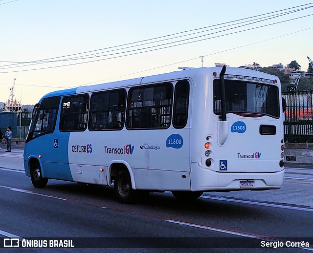 Metropolitana Transportes e Serviços 11808 na cidade de Vitória, Espírito Santo, Brasil, por Sergio Corrêa. Número da foto: #10024566.