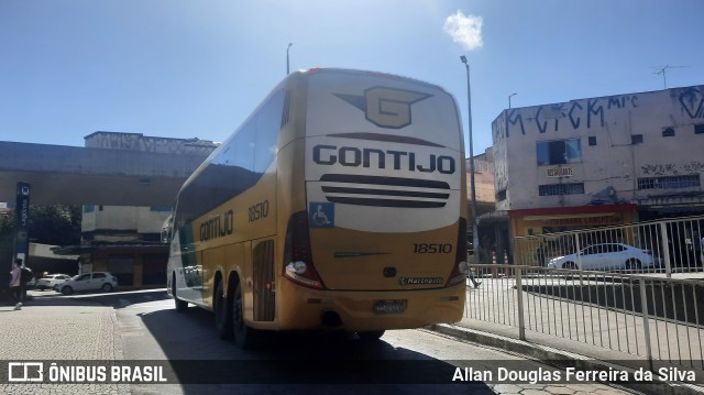 Empresa Gontijo de Transportes 18510 na cidade de Belo Horizonte, Minas Gerais, Brasil, por Allan Douglas Ferreira da Silva. ID da foto: 10025148.