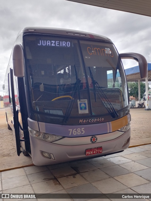 Rota Transportes Rodoviários 7685 na cidade de Capim Grosso, Bahia, Brasil, por Carlos Henrique. Número da foto: #10024816.