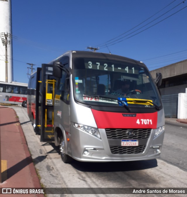 Pêssego Transportes 4 7071 na cidade de São Paulo, São Paulo, Brasil, por Andre Santos de Moraes. ID da foto: 10027820.