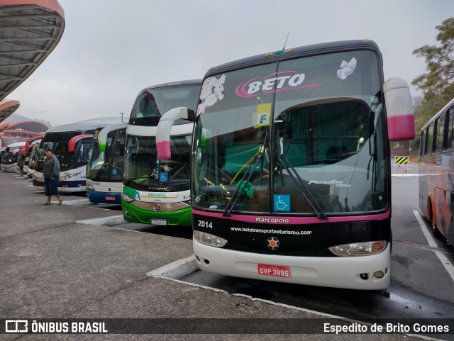 Beto Transporte e Turismo 2014 na cidade de Aparecida, São Paulo, Brasil, por Espedito de Brito Gomes. ID da foto: 10026387.