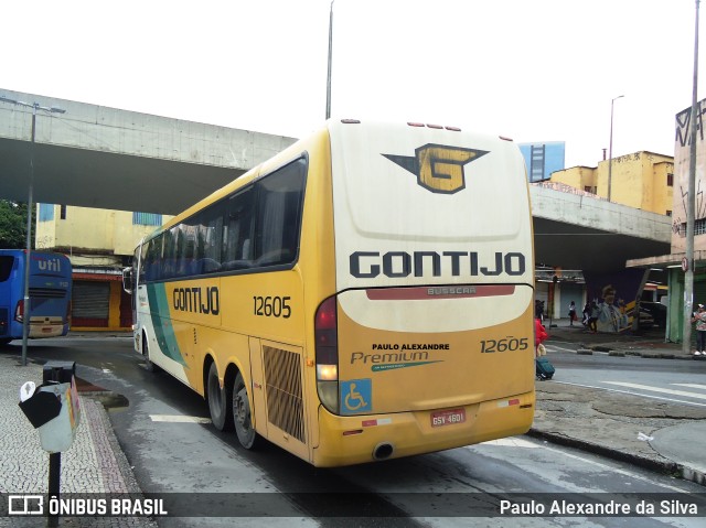 Empresa Gontijo de Transportes 12605 na cidade de Belo Horizonte, Minas Gerais, Brasil, por Paulo Alexandre da Silva. ID da foto: 10027602.