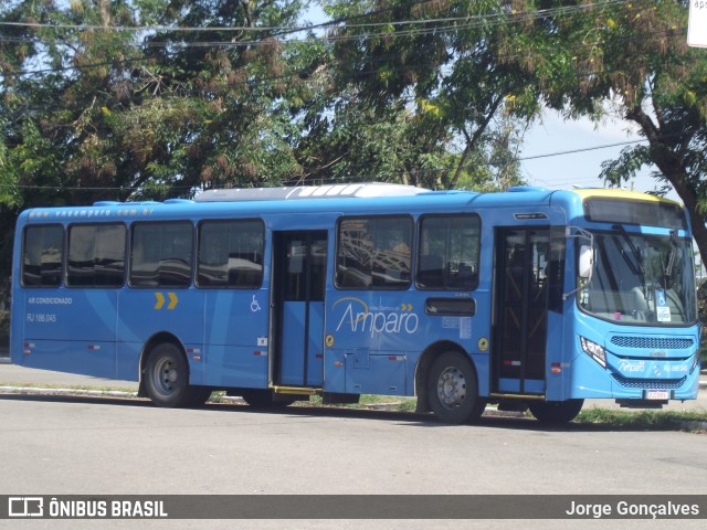 Viação Nossa Senhora do Amparo RJ 186.045 na cidade de Niterói, Rio de Janeiro, Brasil, por Jorge Gonçalves. Número da foto: #10026895.