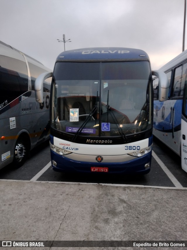 Viação Calvip 3800 na cidade de Aparecida, São Paulo, Brasil, por Espedito de Brito Gomes. Número da foto: #10028947.